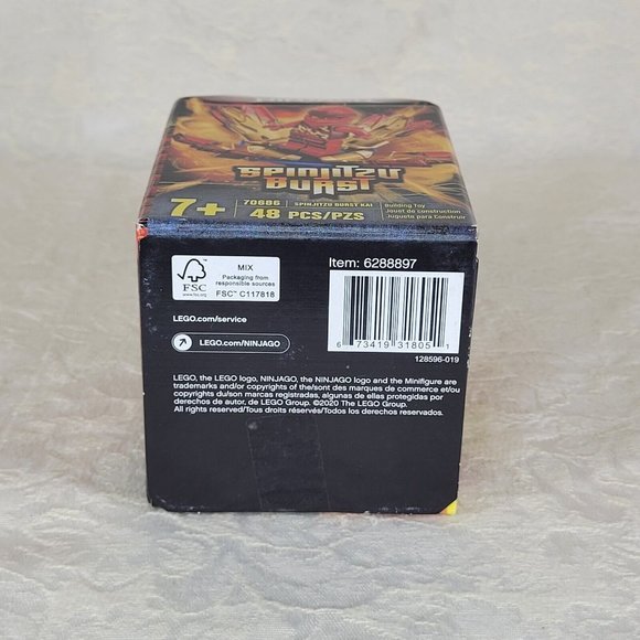 LEGO Ninjago Set 70686 Spinjitzu Burst Kai Building Kit 48 Pieces Sealed New - Picture 6 of 7